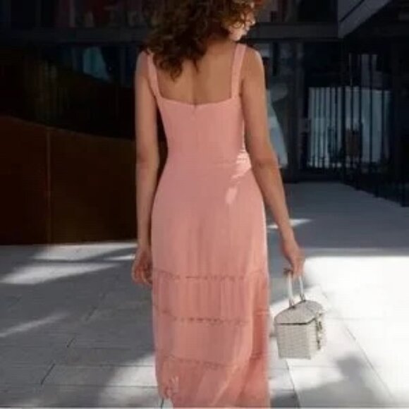 Reformation Cotta Dress in Praline Size 6 - Picture 3 of 3